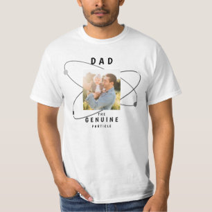 Funny Dad Science Geek Genuine Particle Joke  T-Sh T-Shirt