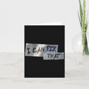 Funny Dad Shirt Duct Tape I Can Fix That Gift Card