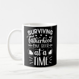 Funny Dad – Surviving Fatherhood with Beer Coffee Mug