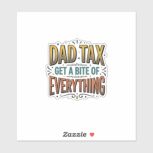 Funny Dad Tax Vintage Engraving Shirt Design_1