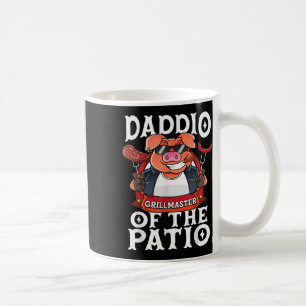Funny Daddio Of The Patio Bbq Barbecue Fathers Day Coffee Mug