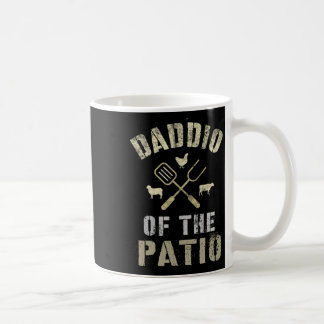 Funny Daddio Of The Patio Grilling Bbq Grill Outdo Coffee Mug
