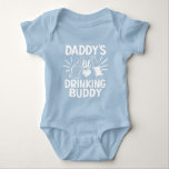 funny Daddy's drinking buddy unisex Baby Bodysuit<br><div class="desc">funny Daddy's drinking buddy unisex Baby Bodysuit</div>