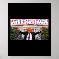 Funny Daddy's Home Trump 2024 Stand With Trump Gif