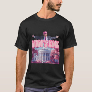 Funny Daddys Home Trump Pink 2024 Take America Bac T-Shirt