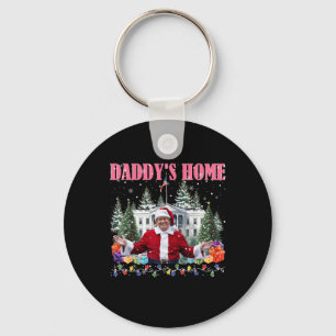Funny Daddy's Home Trump Pink 2024 Take America Ck Key Ring