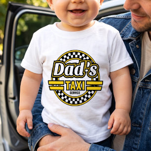 Funny Dads Taxi Service New Father Humour Baby T-Shirt