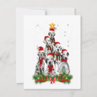 Funny Dalmatian Dog Christmas Tree Gift