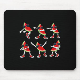 Funny Dance Challenge Watermelon Melon Tropical Fr Mouse Pad
