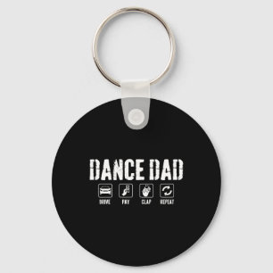 Funny Dance Dad Competition Proud Dance Dad Father Key Ring