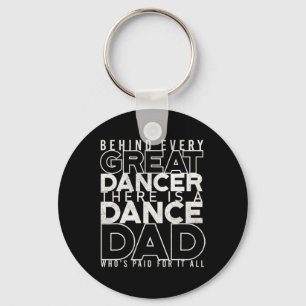 Funny Dance Dad Shirt Proud Dancer Dancing Proud F Key Ring
