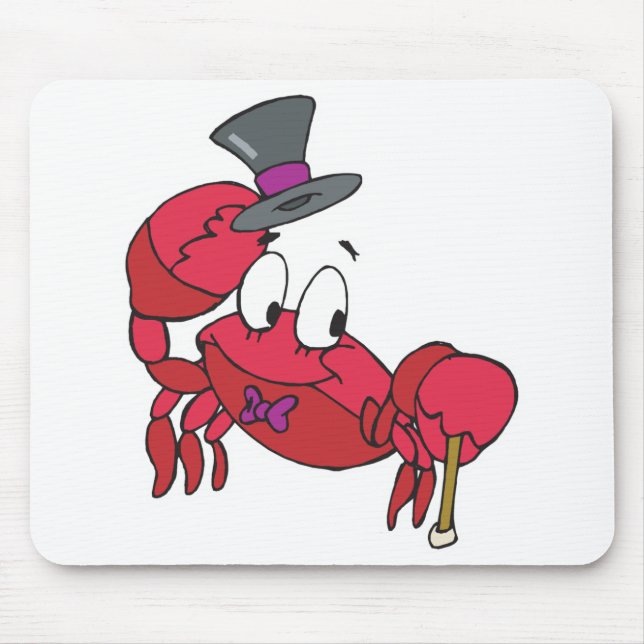 funny dancing crab mouse pad (Front)