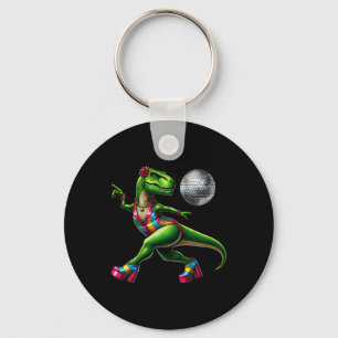 Funny Dancing Dinosaur1  Key Ring