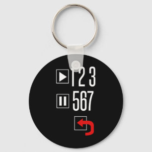 Funny Dancing Food I Salsa Dance  Key Ring