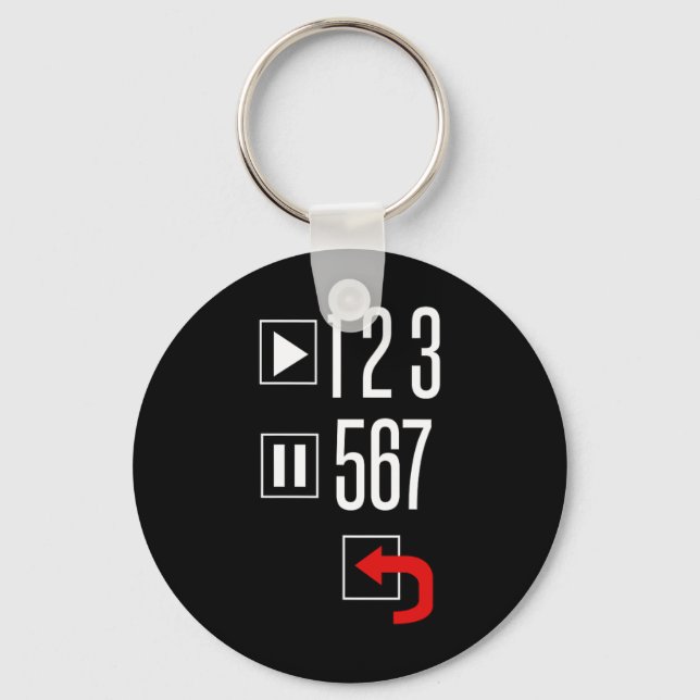 Funny Dancing Food I Salsa Dance  Key Ring (Front)