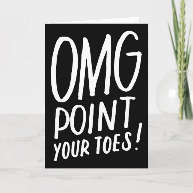 Funny Dancing Great Gift For Dance Teachers, Coach Card (Front)