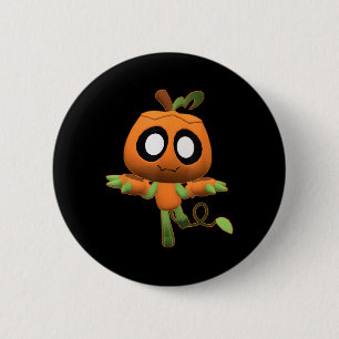 Funny Dandy's Halloween Gamer World Spooky Gourdy  6 Cm Round Badge