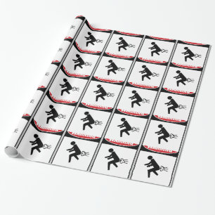 Funny Dangerous Gasses Wrapping Paper