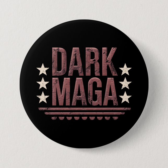 Funny DARK MAGA 2024 7.5 Cm Round Badge (Front)