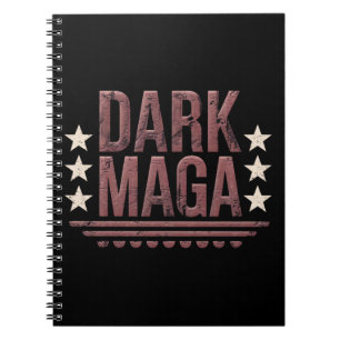 Funny DARK MAGA 2024 Notebook