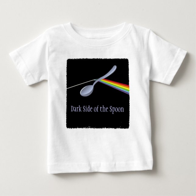 Funny Dark Side of the Spoon Toddler Tee (Front)