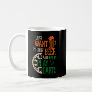 Funny Dart Apparel Men Women Dart Coffee Mug
