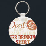 Funny Dart Apparel Saying Quotes for Men & Women G Key Ring<br><div class="desc">A stylish keychain featuring a vintage classic car design. A perfect accessory for car lovers and collectors. Great for everyday use or as a small and thoughtful gift for classic car enthusiasts.</div>
