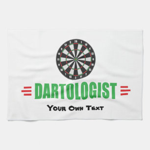 Funny Dart Game Lover Tea Towel