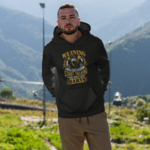 Funny Dart Warning - Dart Humour Hoodie