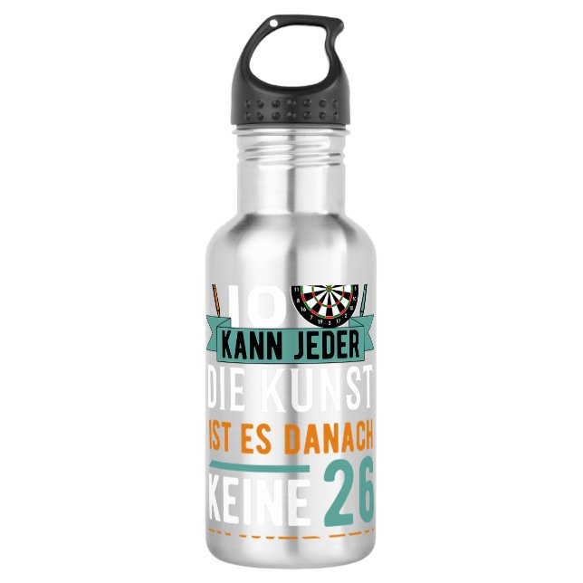 Funny Darts 180 Saying Dart Player 710 Ml Water Bottle (Front)