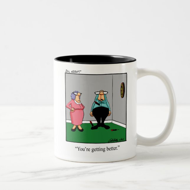 Funny Darts Humour MUg (Right)