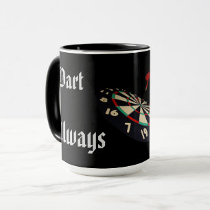 Funny Darts Players Scoring, Combo Coffee Mug