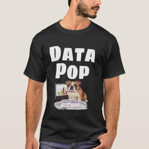 Funny Data Pop Analyst Number Geek Accountant Humo T-Shirt