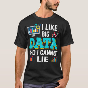 Funny Data Scientist Gift - I Like Big Data T-Shirt