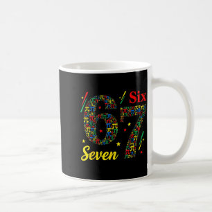 Funny day 3.14 symbol 67 meme math joke gen z humo coffee mug