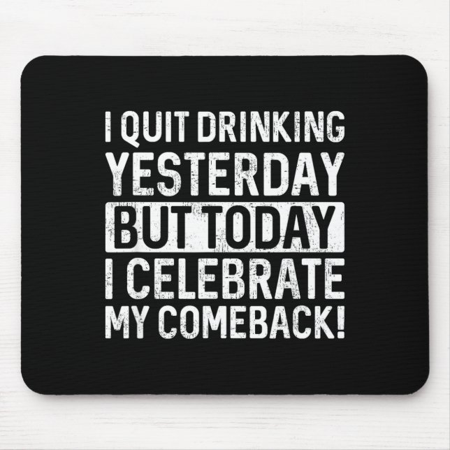 Funny Day Drinking Shirts Men Women Adult Humor Dr Mouse Pad (Front)