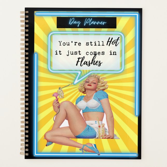 Funny Day Planner/Journal For Women Sassy-Flash Planner (Front)