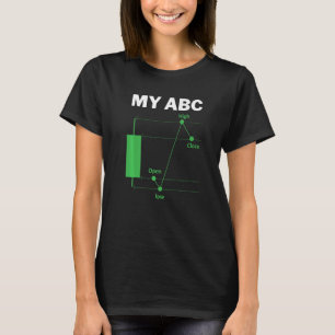Funny Day Trading Quote My ABC Stockbroker Market T-Shirt