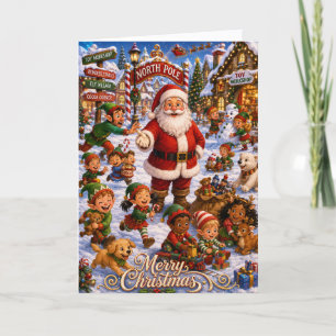 Funny Daycare Childcare Appreciation Christmas Holiday Card