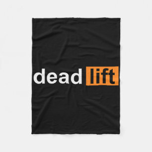 Funny Deadlift Powerlifting Bodybuilding Gym Sport Fleece Blanket