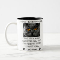 funny Dear cat, Personalised cat's photo and name