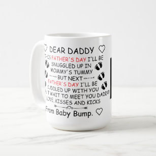 Funny Dear Daddy Personalised Photo Father's Day Coffee Mug