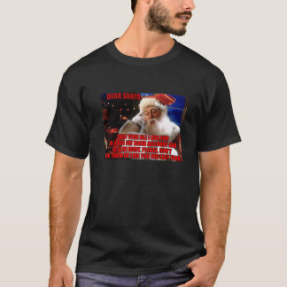 Funny Dear Santa Christmas List 2023 Big Account S T-Shirt