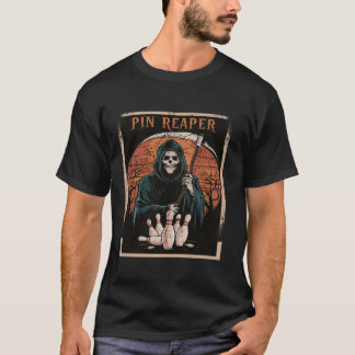 Funny Death Bowling Grim Reaper Bowler Gifts Men O T-Shirt