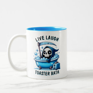 Funny Death Mug, Kawaii Grim Reaper Coffee Cup