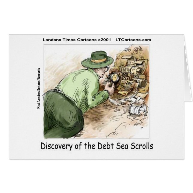 Funny Debt Sea Scrolls (Front Horizontal)