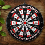 Funny Decision Maker Personalised Dartboard<br><div class="desc">Why waste precious time thinking through your decisions? NOW YOU DON'T HAVE TO! That's right, with the personalised Random Decision Maker Dartboard, simply toss a dart and plan all life's most important decisions according to where it lands! Or, if you don't like the answer, toss another dart! It's entirely up...</div>