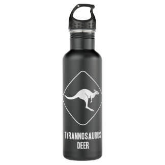 Funny Deer Dinosaur T-Rex Australian Kangaroo 710 Ml Water Bottle