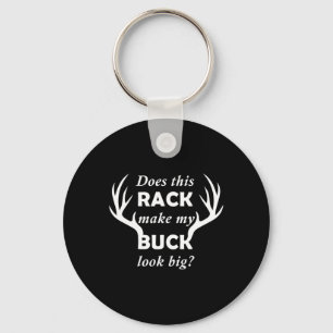 Funny Deer Hunting Hunter Rack Big Buck Key Ring