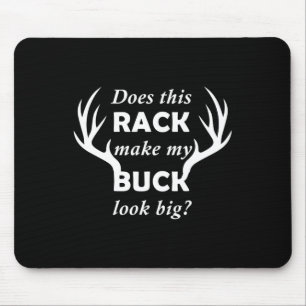 Funny Deer Hunting Hunter Rack Big Buck Mouse Pad